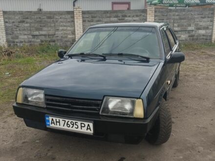 ВАЗ 21099 1999 в Славянске на Automoto.ua Зеленый ВАЗ 21099, объемом двигателя 1.5 л и пробегом 313 тыс. км за 840 $, фото 1 на Automoto.ua