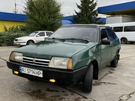 Зеленый ВАЗ 21099, объемом двигателя 1.5 л и пробегом 150 тыс. км за 882 $, фото 1 на Automoto.ua