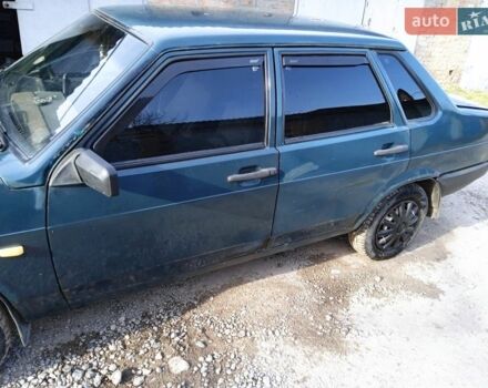 Зеленый ВАЗ 21099, объемом двигателя 1.6 л и пробегом 320 тыс. км за 950 $, фото 1 на Automoto.ua