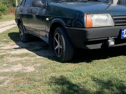 Зелений ВАЗ 21099, об'ємом двигуна 1.5 л та пробігом 43 тис. км за 1600 $, фото 1 на Automoto.ua