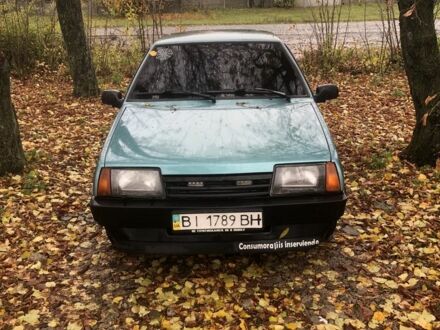 Зеленый ВАЗ 21099, объемом двигателя 1.5 л и пробегом 1000 тыс. км за 1450 $, фото 1 на Automoto.ua