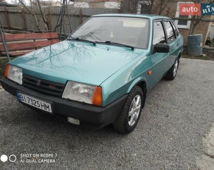 Зеленый ВАЗ 21099, объемом двигателя 1.5 л и пробегом 99 тыс. км за 2550 $, фото 1 на Automoto.ua