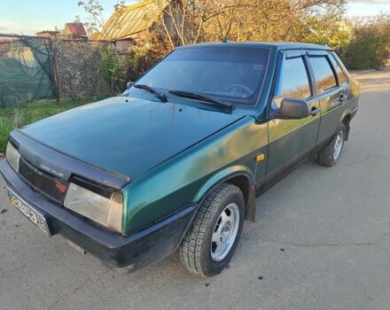 Зелений ВАЗ 21099, об'ємом двигуна 1.5 л та пробігом 200 тис. км за 999 $, фото 1 на Automoto.ua