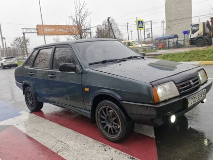 Зеленый ВАЗ 21099, объемом двигателя 2 л и пробегом 234 тыс. км за 1850 $, фото 1 на Automoto.ua