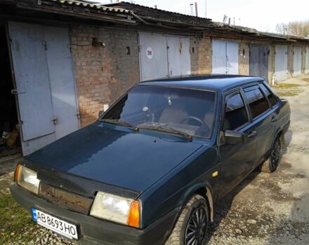 Зеленый ВАЗ 21099, объемом двигателя 1.5 л и пробегом 320 тыс. км за 903 $, фото 1 на Automoto.ua