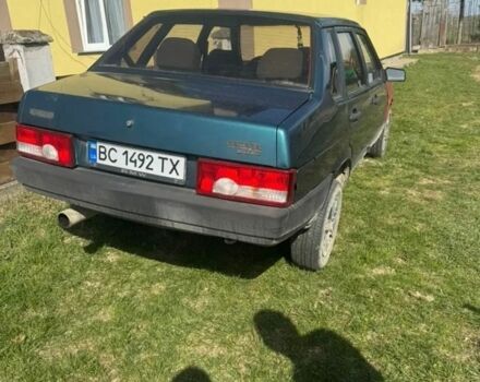 Зеленый ВАЗ 21099, объемом двигателя 1.46 л и пробегом 105 тыс. км за 650 $, фото 1 на Automoto.ua