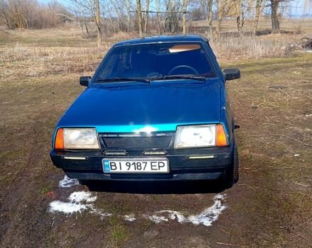 Зелений ВАЗ 21099, об'ємом двигуна 1.5 л та пробігом 350 тис. км за 790 $, фото 1 на Automoto.ua