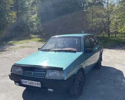 Зелений ВАЗ 21099, об'ємом двигуна 1.46 л та пробігом 80 тис. км за 1050 $, фото 1 на Automoto.ua