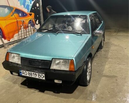 Зеленый ВАЗ 21099, объемом двигателя 1.5 л и пробегом 2 тыс. км за 600 $, фото 1 на Automoto.ua