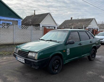 Зелений ВАЗ 21099, об'ємом двигуна 1.5 л та пробігом 386 тис. км за 883 $, фото 1 на Automoto.ua