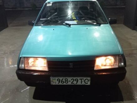 Зеленый ВАЗ 21099, объемом двигателя 1.5 л и пробегом 150 тыс. км за 1300 $, фото 1 на Automoto.ua
