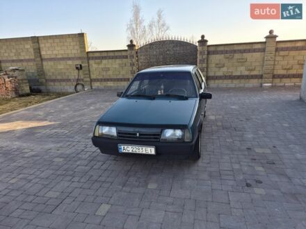 Зеленый ВАЗ 21099, объемом двигателя 1.6 л и пробегом 253 тыс. км за 1300 $, фото 1 на Automoto.ua