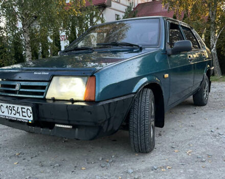 Зеленый ВАЗ 21099, объемом двигателя 1.46 л и пробегом 296 тыс. км за 1200 $, фото 1 на Automoto.ua