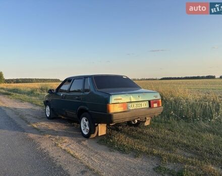 Зеленый ВАЗ 21099, объемом двигателя 1.5 л и пробегом 200 тыс. км за 1506 $, фото 1 на Automoto.ua
