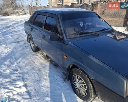 Зеленый ВАЗ 21099, объемом двигателя 1.5 л и пробегом 187 тыс. км за 1500 $, фото 1 на Automoto.ua