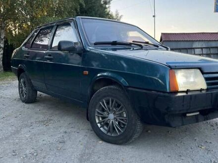 Зеленый ВАЗ 21099, объемом двигателя 1.46 л и пробегом 260 тыс. км за 1300 $, фото 1 на Automoto.ua