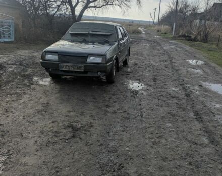 Зеленый ВАЗ 21099, объемом двигателя 1.5 л и пробегом 1000 тыс. км за 410 $, фото 1 на Automoto.ua