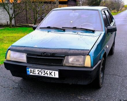 Зеленый ВАЗ 21099, объемом двигателя 1.5 л и пробегом 300 тыс. км за 833 $, фото 1 на Automoto.ua