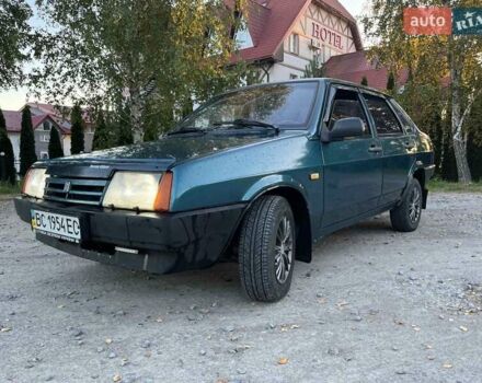 Зеленый ВАЗ 21099, объемом двигателя 1.46 л и пробегом 260 тыс. км за 1350 $, фото 1 на Automoto.ua