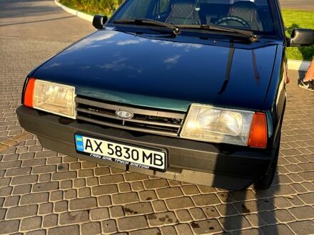 Зеленый ВАЗ 21099, объемом двигателя 1.5 л и пробегом 352 тыс. км за 2000 $, фото 1 на Automoto.ua