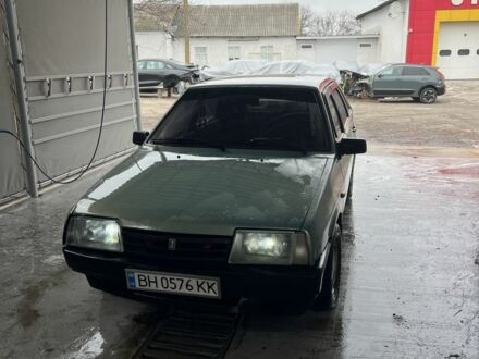 Зеленый ВАЗ 21099, объемом двигателя 1.5 л и пробегом 1 тыс. км за 1100 $, фото 1 на Automoto.ua