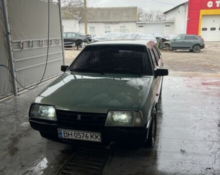 Зеленый ВАЗ 21099, объемом двигателя 1.5 л и пробегом 1 тыс. км за 1100 $, фото 1 на Automoto.ua