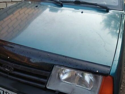 Зеленый ВАЗ 21099, объемом двигателя 1.6 л и пробегом 200 тыс. км за 1250 $, фото 1 на Automoto.ua