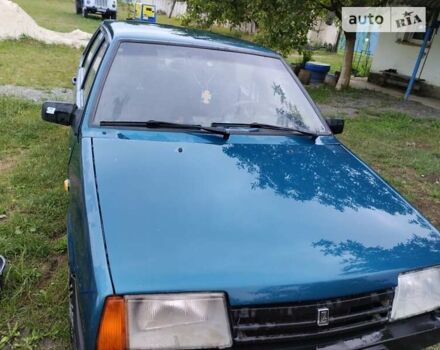 Зеленый ВАЗ 21099, объемом двигателя 1.5 л и пробегом 267 тыс. км за 1400 $, фото 1 на Automoto.ua