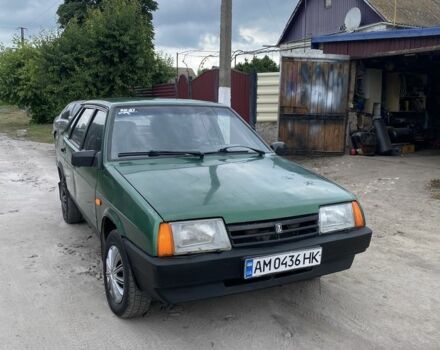 Зелений ВАЗ 21099, об'ємом двигуна 1.5 л та пробігом 400 тис. км за 644 $, фото 1 на Automoto.ua