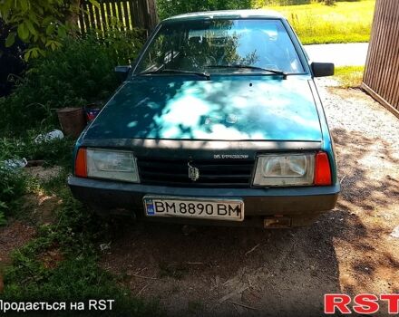 Зеленый ВАЗ 21099, объемом двигателя 1.5 л и пробегом 178 тыс. км за 650 $, фото 1 на Automoto.ua
