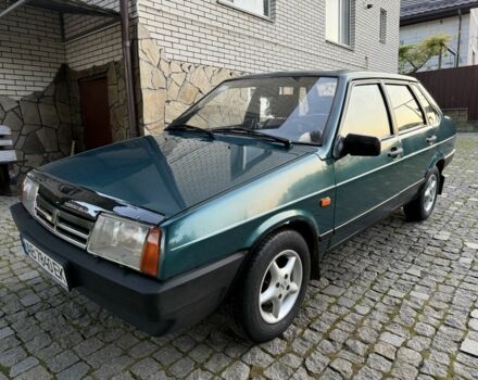Зеленый ВАЗ 21099, объемом двигателя 1.5 л и пробегом 125 тыс. км за 1950 $, фото 1 на Automoto.ua