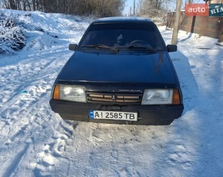 Зеленый ВАЗ 21099, объемом двигателя 1.5 л и пробегом 186 тыс. км за 1250 $, фото 1 на Automoto.ua