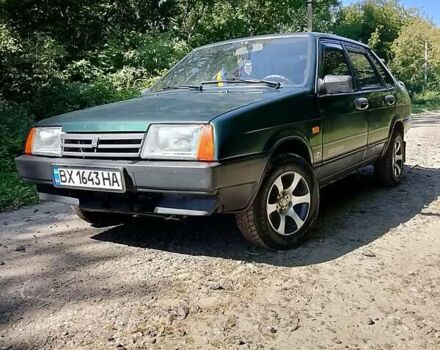 Зеленый ВАЗ 21099, объемом двигателя 1.5 л и пробегом 180 тыс. км за 1450 $, фото 1 на Automoto.ua