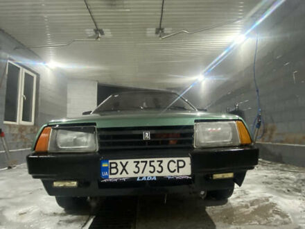 Зеленый ВАЗ 21099, объемом двигателя 1.5 л и пробегом 200 тыс. км за 1600 $, фото 1 на Automoto.ua
