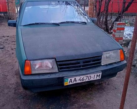 Зеленый ВАЗ 21099, объемом двигателя 1.5 л и пробегом 100 тыс. км за 900 $, фото 1 на Automoto.ua
