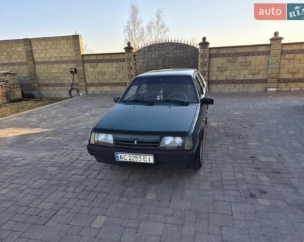 Зеленый ВАЗ 21099, объемом двигателя 1.6 л и пробегом 253 тыс. км за 1300 $, фото 1 на Automoto.ua