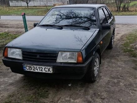 Зеленый ВАЗ 21099, объемом двигателя 1.5 л и пробегом 248 тыс. км за 1500 $, фото 1 на Automoto.ua