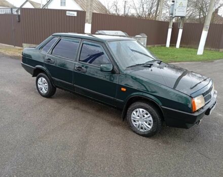 Зелений ВАЗ 21099, об'ємом двигуна 1.5 л та пробігом 200 тис. км за 1150 $, фото 1 на Automoto.ua