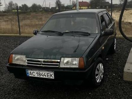 Зеленый ВАЗ 21099, объемом двигателя 1.5 л и пробегом 180 тыс. км за 1450 $, фото 1 на Automoto.ua