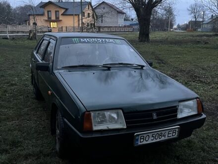 Зеленый ВАЗ 21099, объемом двигателя 1.5 л и пробегом 2 тыс. км за 850 $, фото 1 на Automoto.ua
