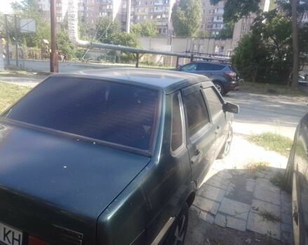 Зеленый ВАЗ 21099, объемом двигателя 1.5 л и пробегом 197 тыс. км за 1139 $, фото 1 на Automoto.ua