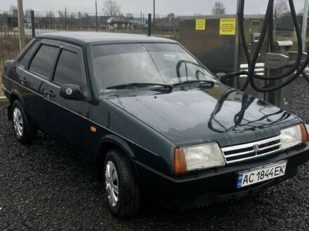 Зеленый ВАЗ 21099, объемом двигателя 1.5 л и пробегом 180 тыс. км за 1450 $, фото 1 на Automoto.ua