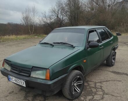Зеленый ВАЗ 21099, объемом двигателя 1.5 л и пробегом 789 тыс. км за 451 $, фото 1 на Automoto.ua