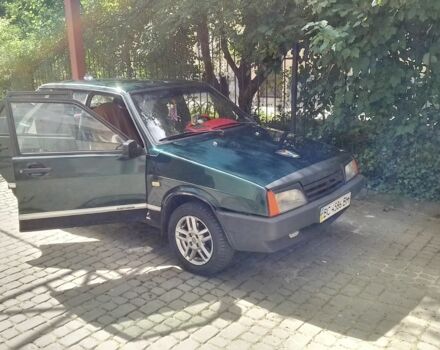 Зеленый ВАЗ 21099, объемом двигателя 1.5 л и пробегом 243 тыс. км за 1400 $, фото 1 на Automoto.ua