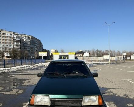Зеленый ВАЗ 21099, объемом двигателя 1.5 л и пробегом 200 тыс. км за 1050 $, фото 1 на Automoto.ua