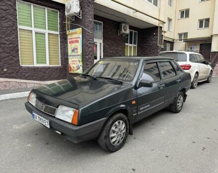 Зеленый ВАЗ 21099, объемом двигателя 1.5 л и пробегом 407 тыс. км за 1650 $, фото 1 на Automoto.ua