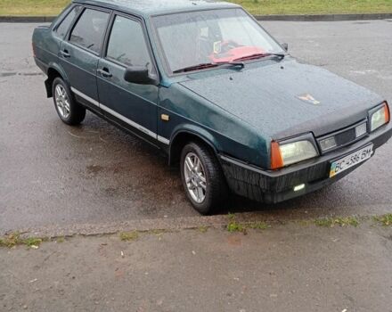 Зеленый ВАЗ 21099, объемом двигателя 1.5 л и пробегом 180 тыс. км за 950 $, фото 1 на Automoto.ua