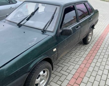 Зеленый ВАЗ 21099, объемом двигателя 1.5 л и пробегом 151 тыс. км за 562 $, фото 1 на Automoto.ua