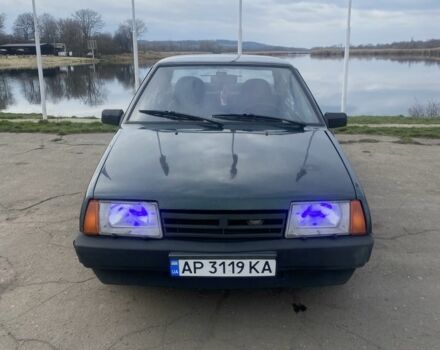 Зеленый ВАЗ 21099, объемом двигателя 1.5 л и пробегом 309 тыс. км за 1500 $, фото 1 на Automoto.ua