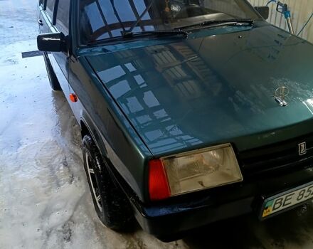 Зеленый ВАЗ 21099, объемом двигателя 1.5 л и пробегом 55 тыс. км за 1900 $, фото 1 на Automoto.ua